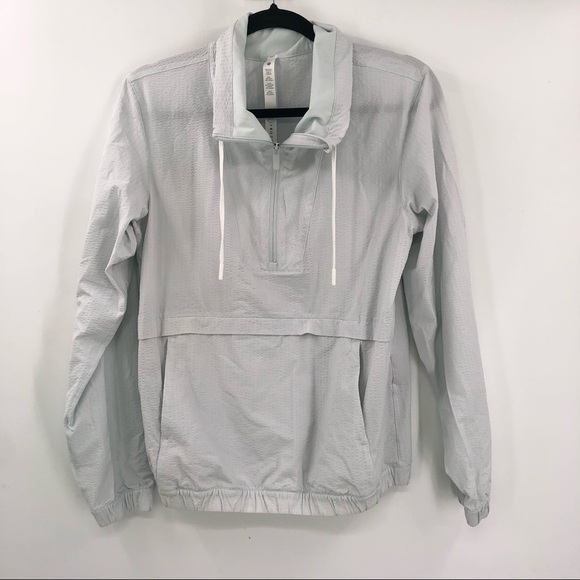 LULULEMON Pack Light Pullover Packable Jacket Windbreaker Lightweight Ocean Air - Picture 3 of 15